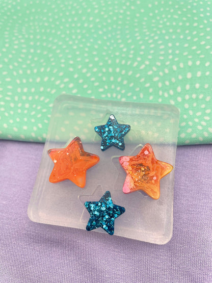 Two-level Star Dangle Stud Earring Mold