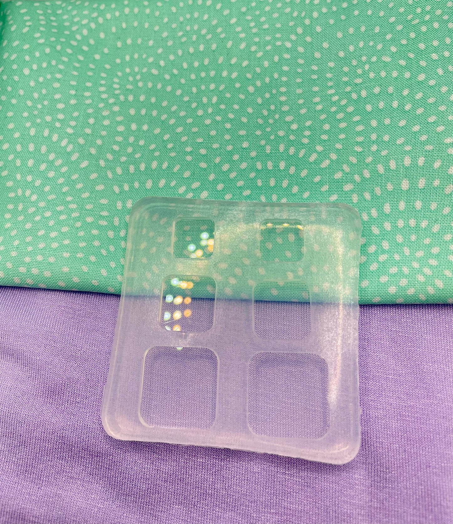 Customised Rounded Square Multi Cavities Earring Mold
