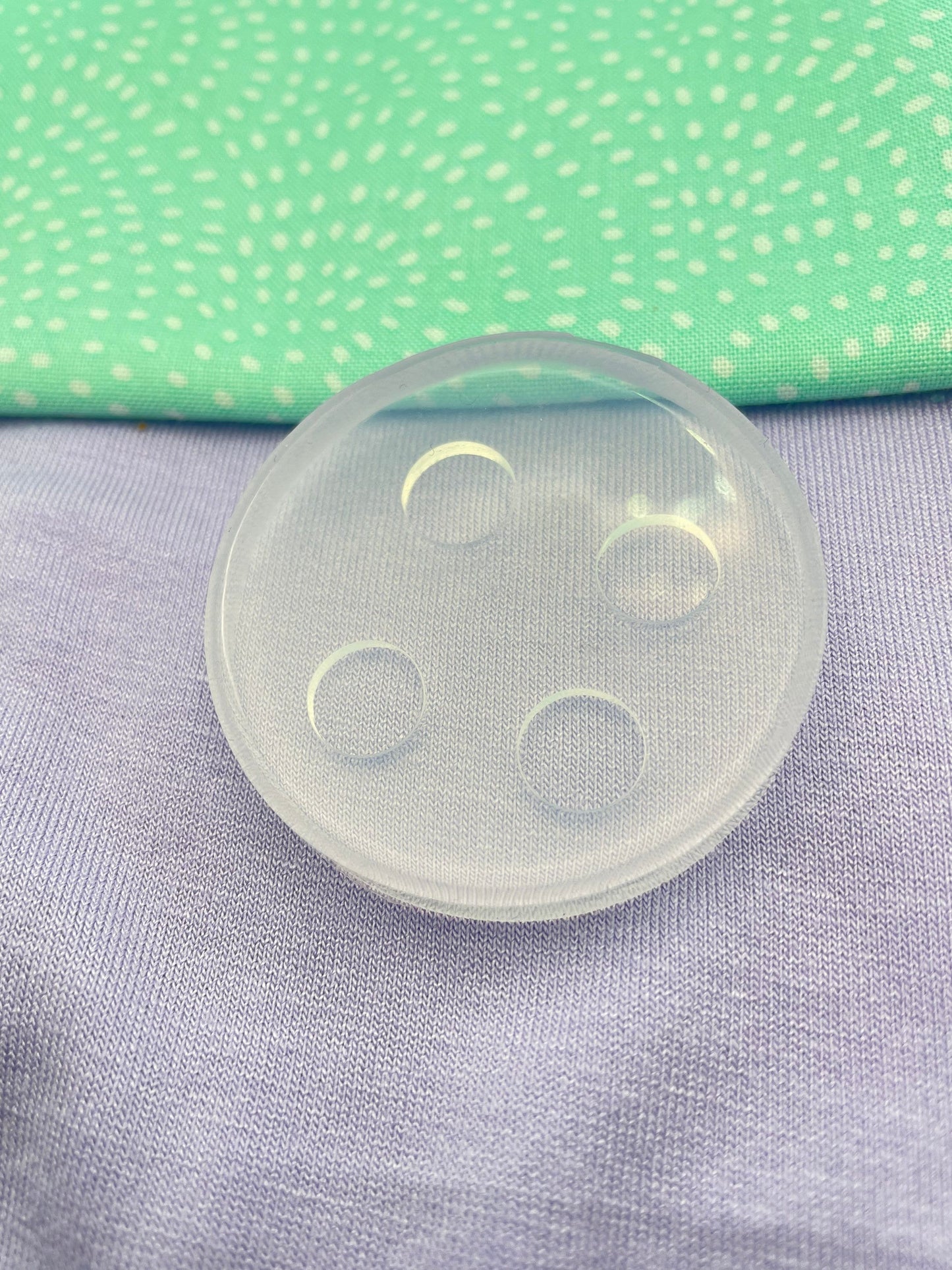 1 cm circle round disc mold 2 mm deep