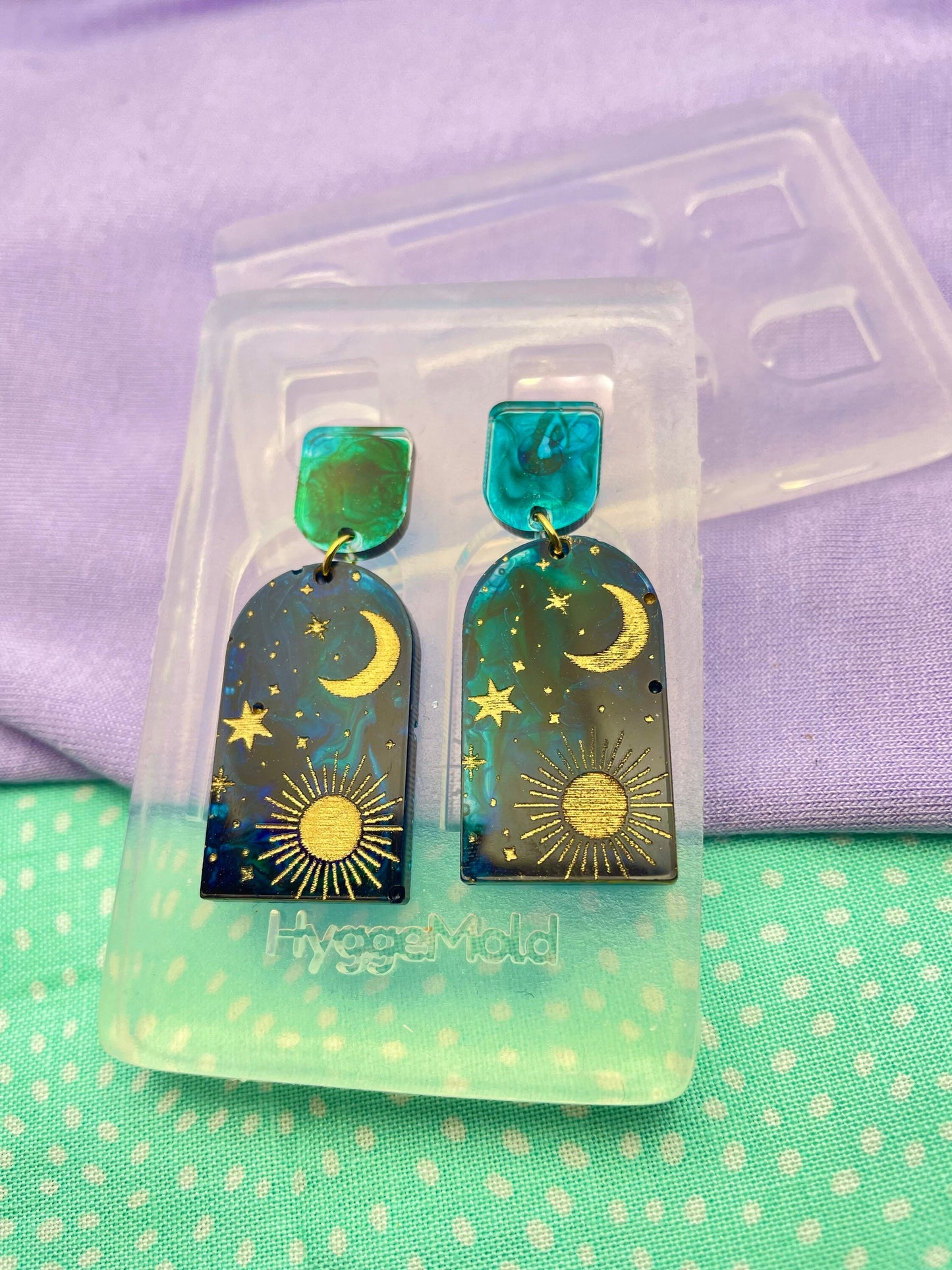 New size Celestial Arch Dangle Earring Mold