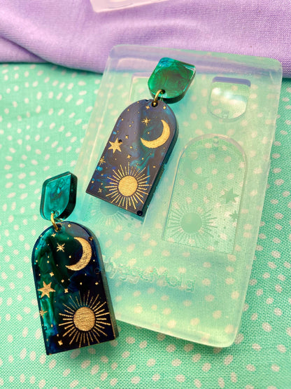 New size Celestial Arch Dangle Earring Mold