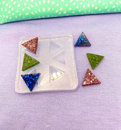 Multi-cavities Triangle Stud Earring Mold