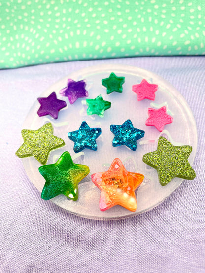 Rounded Stars Earring Maker’s Mold stud dangle earring value mould