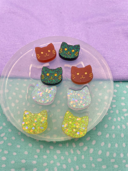 Mini Cat Studs Earring Mold