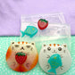 Cute Chubby Cat Keychain Set Silicone Mold