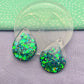 3.2 cm Water Drop Dangle Earring mold with predrilled holes