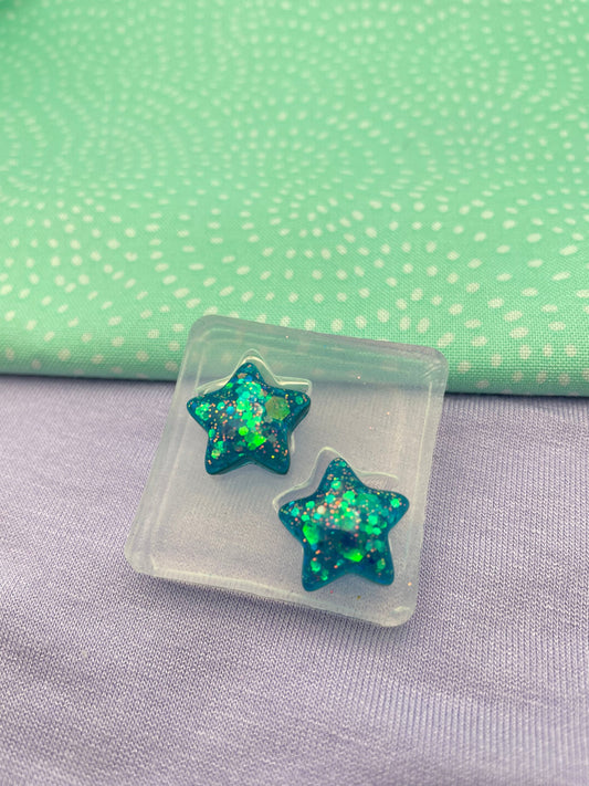 Small 3D Twinkle Star stud Mold