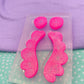Matisse-inspired scalloped curve dangle Earring Mold