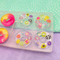 Small Organic shape round circle hoop donut Earring Mold Palette