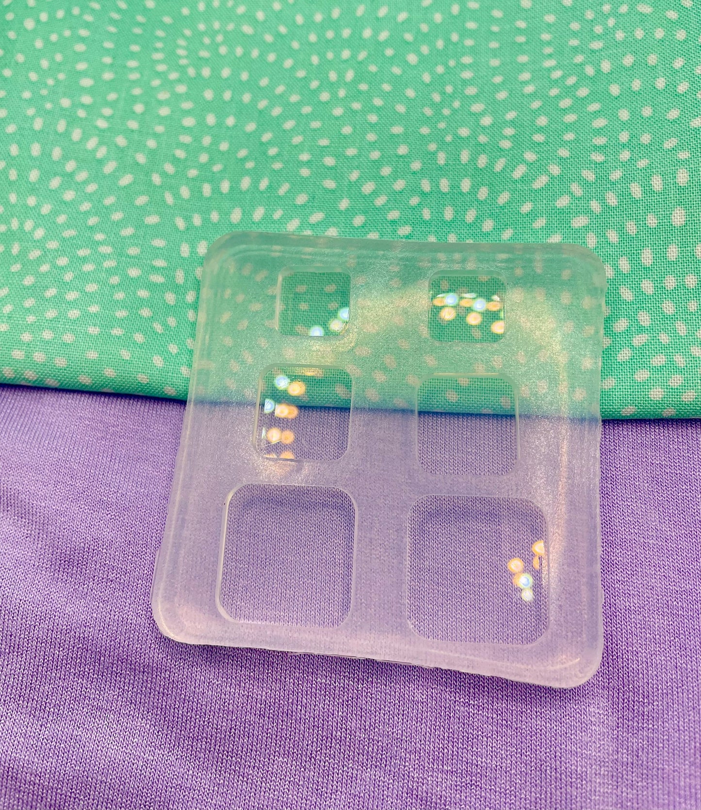 Customised Rounded Square Multi Cavities Earring Mold