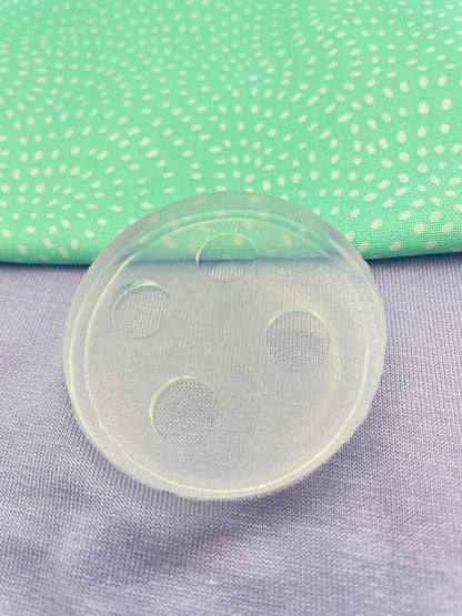 1 cm circle round disc mold 2 mm deep