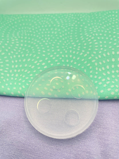 1 cm circle round disc mold 2 mm deep