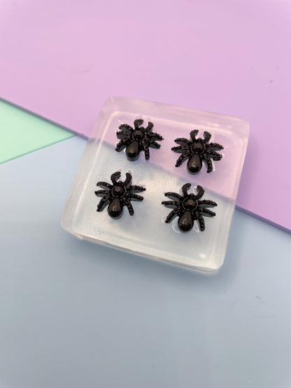 1.3 cm Textured spider Stud Earring Mold