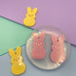 Small Peeps Bunny Easter Dangle Earring Mold