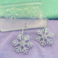 3cm Snowflake Spinner Earring Mold Pre-drilled holes