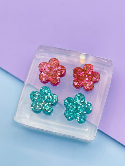 1.3cm Mini Mary Quant Flower Stud Mold