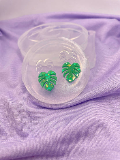 Mini Monstera Stud Earring Mold