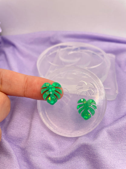 Mini Monstera Stud Earring Mold