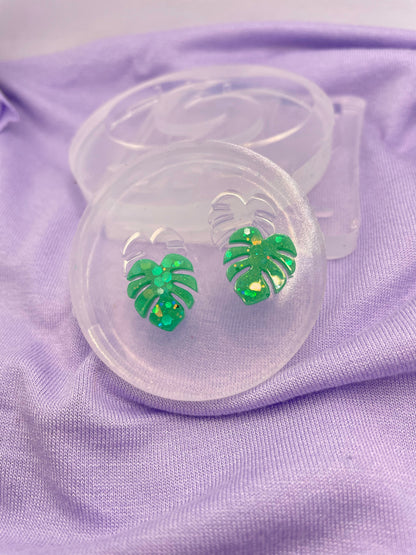 Mini Monstera Stud Earring Mold