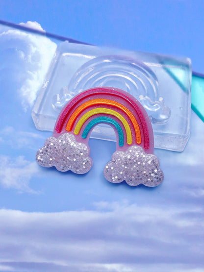 Layered Rainbow Cloud Brooch Multi-use Mold