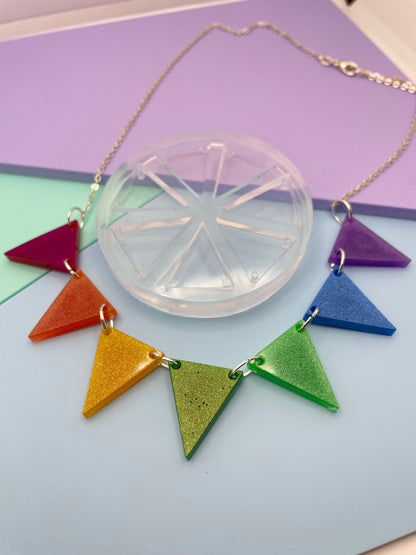 Bunting Pride Flag LGBT Necklace Mold