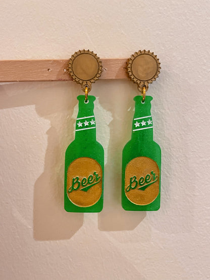 5cm Beer Bottle Dangle Earring Mold