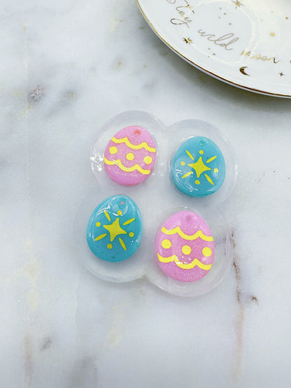 B grade Small Easter Egg Dangle Earring Mold