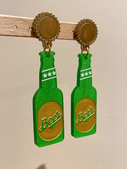 5cm Beer Bottle Dangle Earring Mold