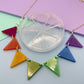 Bunting Pride Flag LGBT Necklace Mold