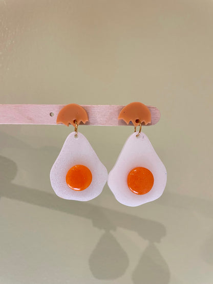 Sunny-side-up Egg Easter Dangle Earring Mold