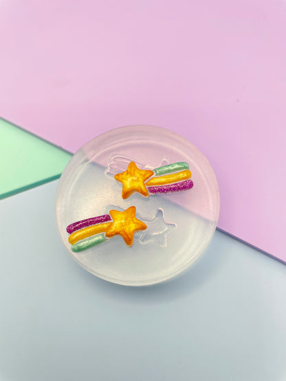 2.4 cm Shooting Star Stud Earring Mold