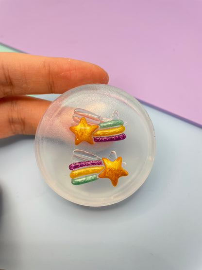 2.4 cm Shooting Star Stud Earring Mold