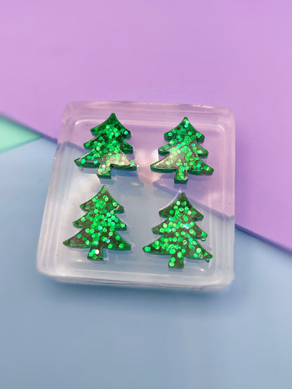 Mini Christmas Tree Stud Multiple Mold