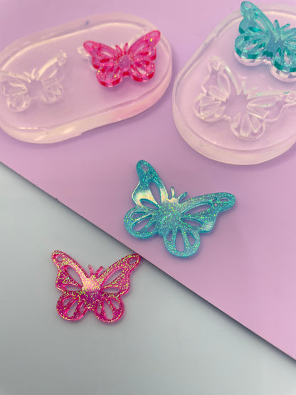 2.5 cm/ 3cm butterfly dangle earring mold