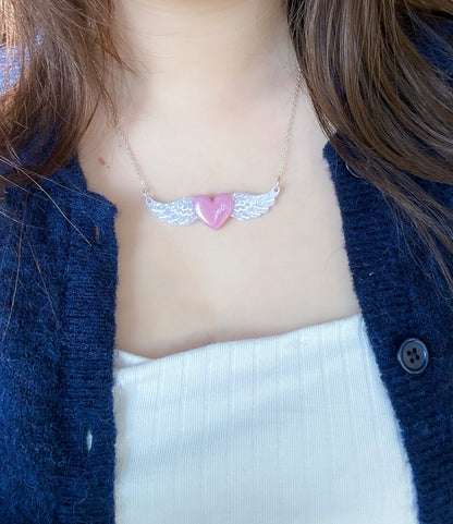 Winged Heart Necklace and Brooch Combo Mold