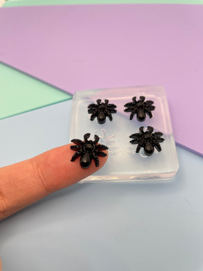 1.3 cm Textured spider Stud Earring Mold