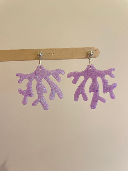 4cm Coral Ocean-themed Dangle Earring Mold