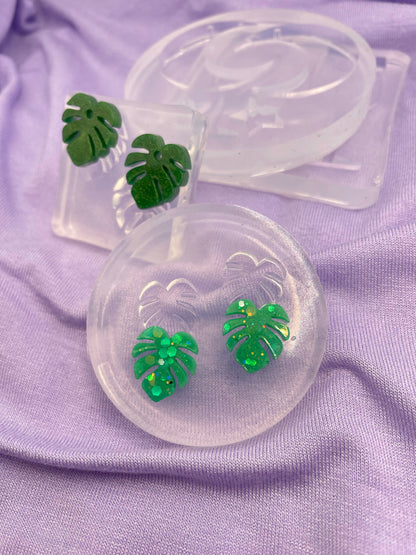 Mini Monstera Stud Earring Mold