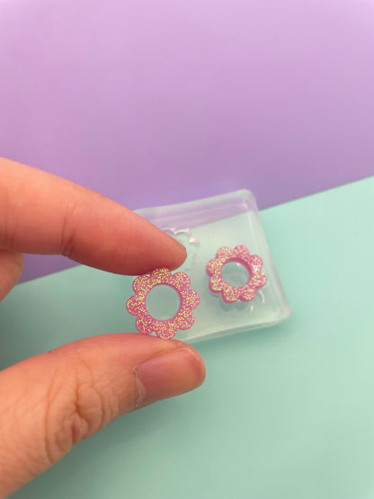 Mini open sun flower Stud Earring Mold