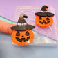 4cm Pumpkin with Hat Multi-use brooch dangle earring hairclip keychain mold