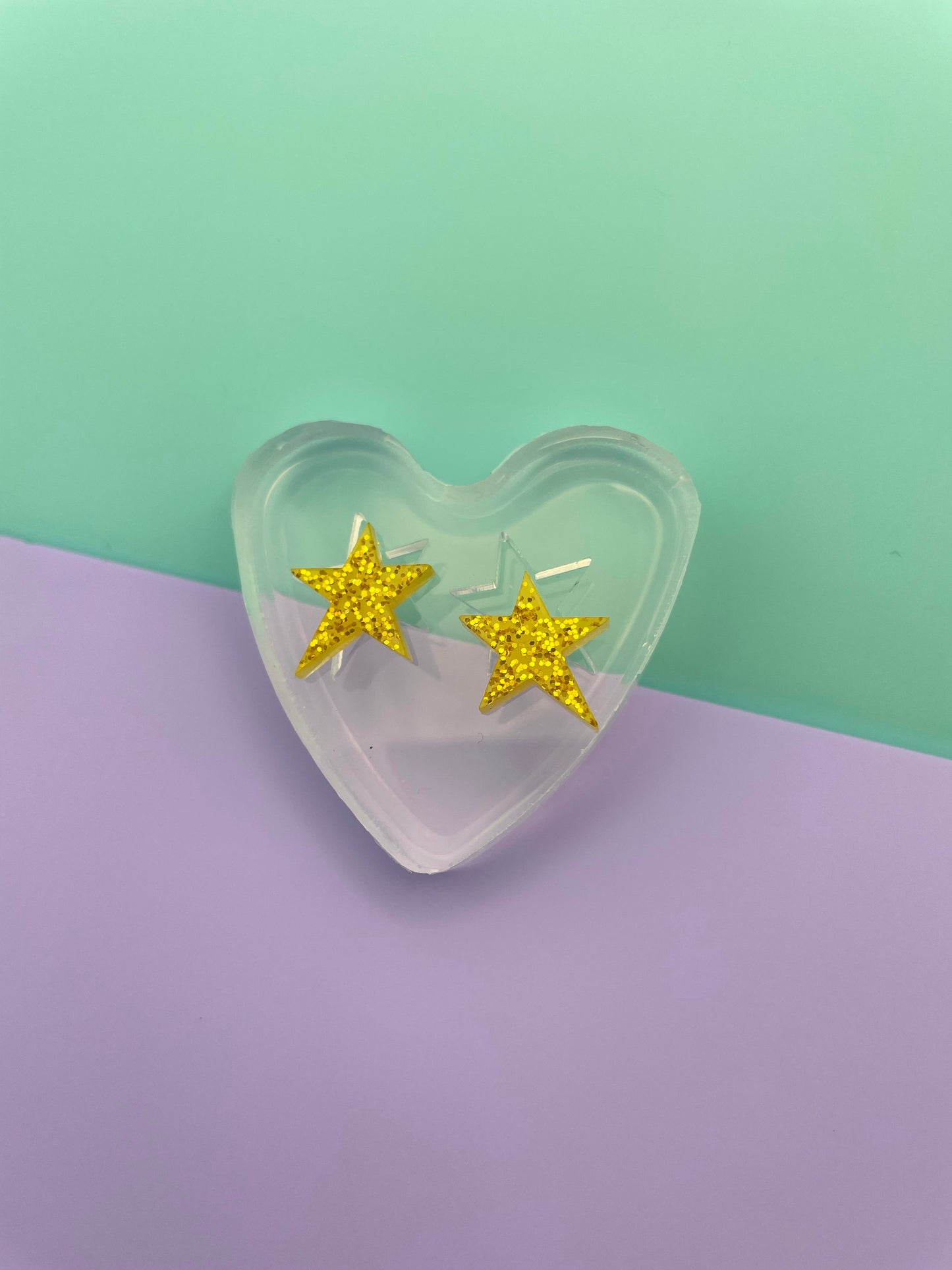 Mini Asymmetric Star stud Earring Mold
