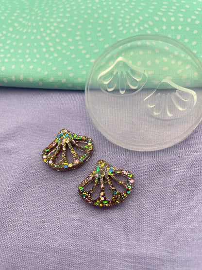 Mini Moroccan Style Fan Shape Stud or Small Dangle Earring Mold