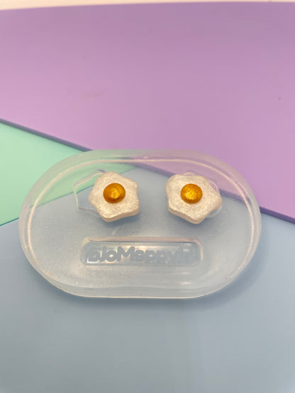 1.4 cm Fried Egg Stud Earring mold