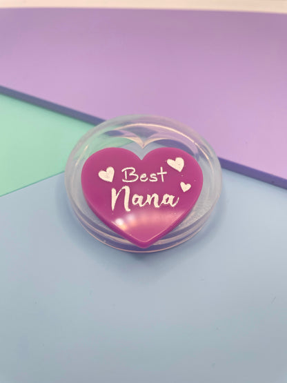 Best Nana badge mold pin brooch keychain