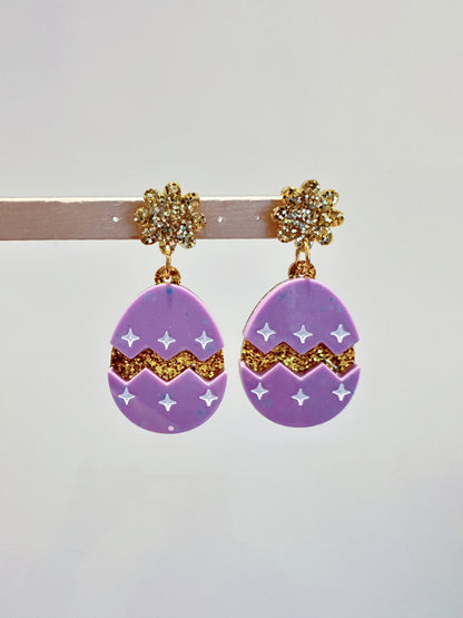 Cracked Easter Egg Dangle Earring Mold