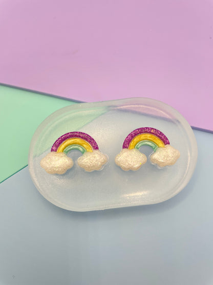 2.3 cm Rainbow Stud Earring Mold