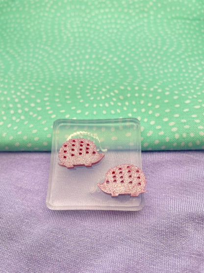 Mini Hedgehog stud earring mold