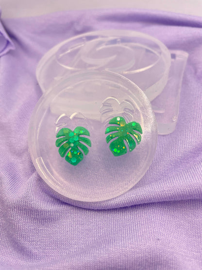 Mini Monstera Stud Earring Mold