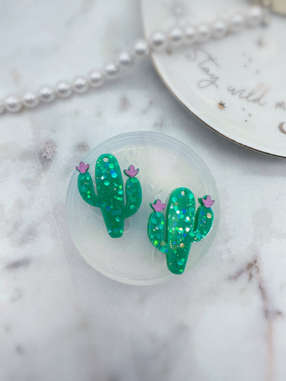 Cactus Flower Dangle Earring Mold