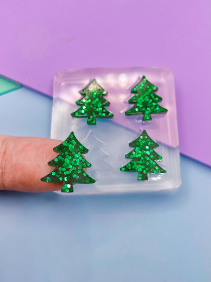 Mini Christmas Tree Stud Multiple Mold